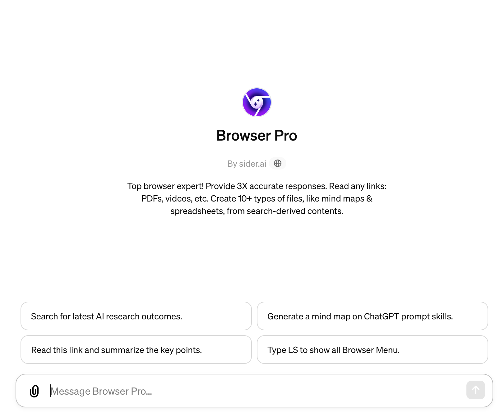 ChatGPT 플러그인 Browser Pro